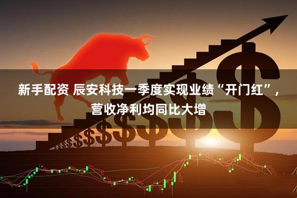 新手配资 辰安科技一季度实现业绩“开门红”，营收净利均同比大增
