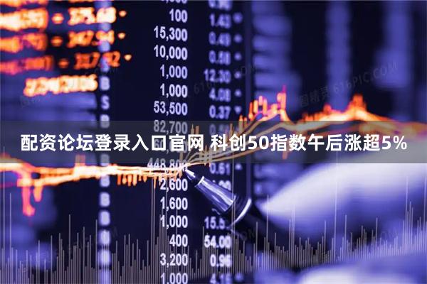 配资论坛登录入口官网 科创50指数午后涨超5%